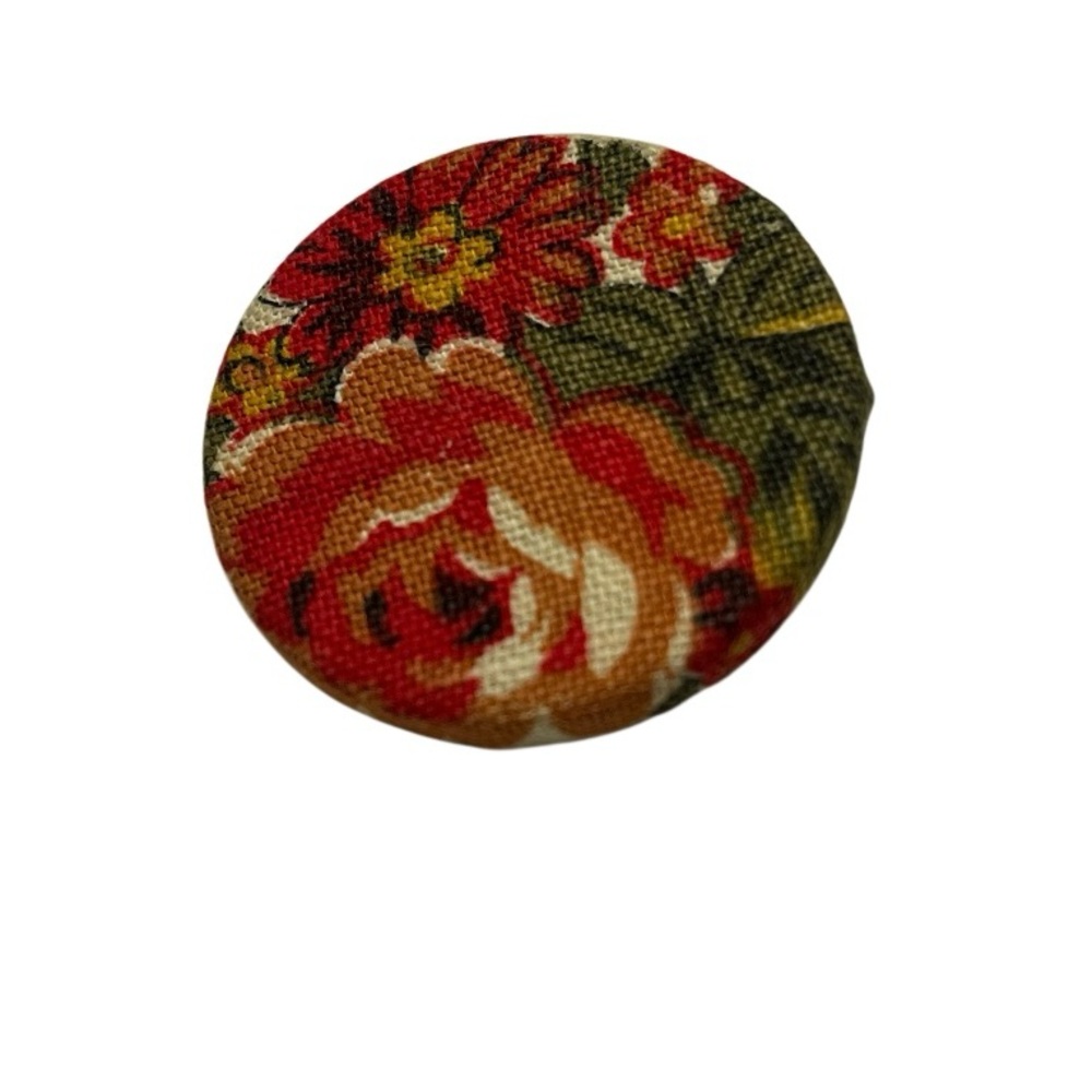 Vintage PRYM Fabric button 1.5"